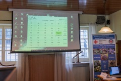 02.04.2022, GER, Bayern, Passau: Ausbildung des Wasserwacht Bezirks Niederbayern Oberpfalz in Passau Hals zum Thema Frühblüher. Quiz der große Preis - gewonnen hat die OG Hals durch eine geschickten Schachzug bei der letzten Risikofrage.