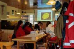 02.04.2022, GER, Bayern, Passau: Ausbildung des Wasserwacht Bezirks Niederbayern Oberpfalz in Passau Hals zum Thema Frühblüher. Frühblüher - Huflattich.
